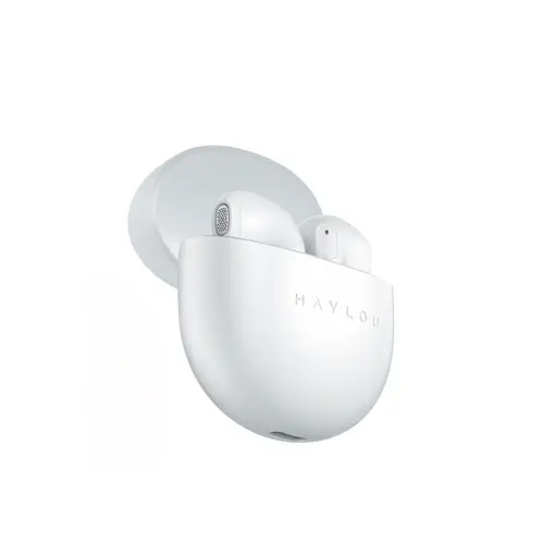 Бездротові навушники Haylou X1 Neo, TWS, IPX4, BT5.3, 30mAh, 310mAh, 5h, white 2024 UA UCRF - фото 2