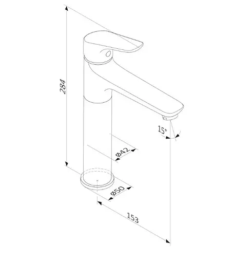 Змішувач для раковини DAMIXA Origin Bit (770250000) - фото 6