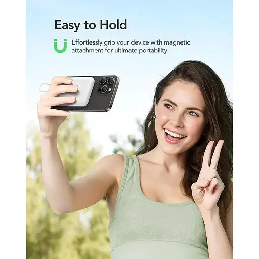 Портативное зарядное устройство Charmast Slim емкостью 5000 мА·ч с функцией быстрой зарядки - фото 5