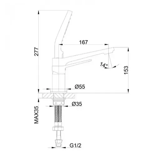 Смеситель для ванны Frap F1161 - фото 7