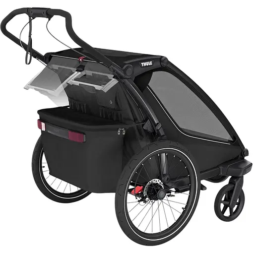 Дитяча коляска Thule Chariot Sport 2 Double (Black) (TH 10201031) - фото 5