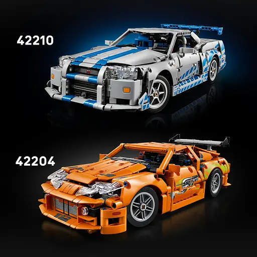 Конструктор LEGO Technic Двойной форсаж Автомобиль Nissan Skyline GT-R (R34) 1410 деталей (42210) - фото 19