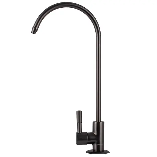 Кран для обратного осмоса Globus Lux Lazer GLLR-55M-GP встроенный одноручный поворотный для кухни графитовый - фото 3