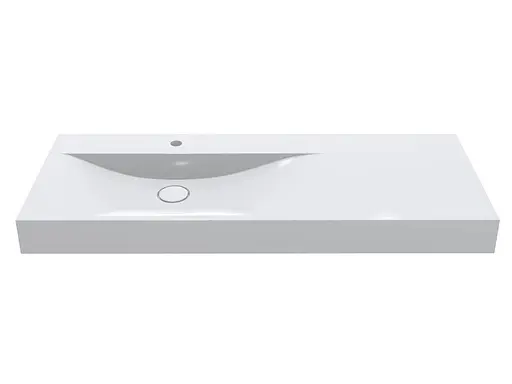 Умивальник Miraggio Viola 1200 L глянсовий 0002660, Білий - фото 3