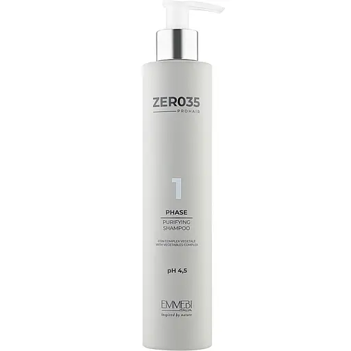Шампунь для окрашенных волос безсульфатный Emmebi Italia Zer035 Pro Hair Purifying Shampoo 250 мл