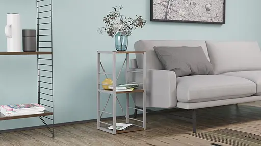 Етажерка 3/34 Ferrum-decor Серії Коннект 73x34x28 сірий ДСП Дуб Сонома Трюфель 16мм (FRD-104305) - фото 2