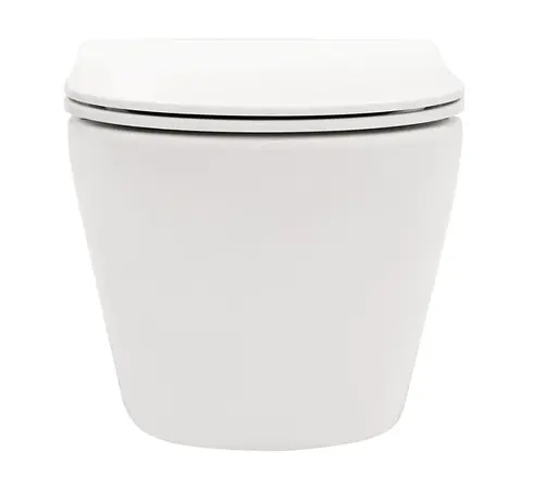 Подвесной унитаз Rea Carlo Flat mini N Tornado white REA-C1259, Белый - фото 6