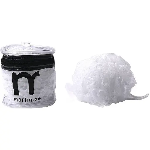 Сітчаста мочалка Martini Spa Net Sponge In Box масажна біла (539B10) - фото 2