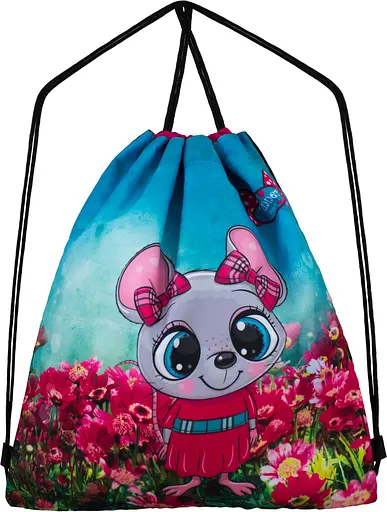 Мешок для обуви Winner Мышка для девочки 45х40 см Разноцветный (M-44)