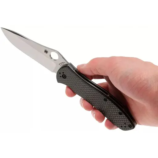 Ніж Spyderco Bradley Folder 2 CPM M4 Carbon Fiber Black - фото 5