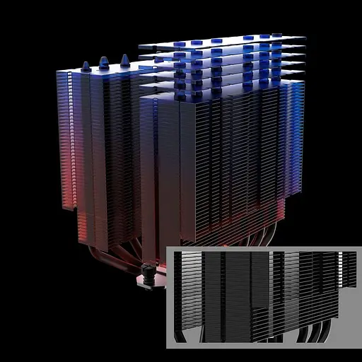 Кулер для процесора Zalman CNPS14X DUO, LGA1700, 1200, 115x, AM5, AM4, AM3, 4pin, PWM, TDP270W, чорний (CNPS14XDUOBLACK) - фото 6