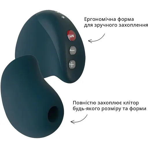 Вакуумний стимулятор Fun Factory MEA velvet Green - фото 5