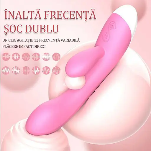 Вибратор кролик Mr. Rabbit 12 режимов розовый - фото 2