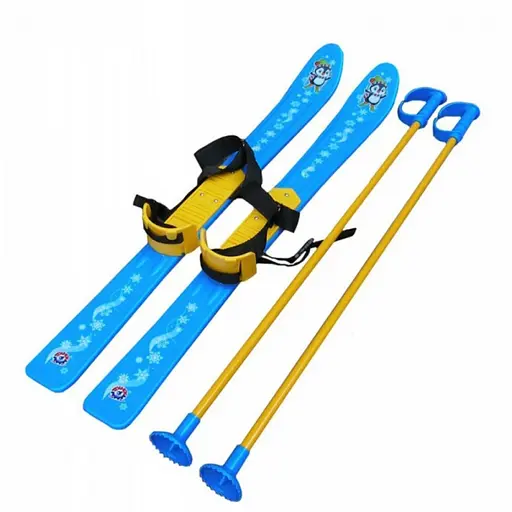 Детские лыжи ТехноК 3350 синий 76 см - фото 1