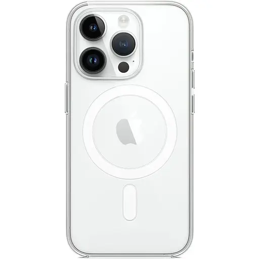 Оригинальный противоударный чехол Apple Clear Case MagSafe для iPhone 14 Pro Прозрачный (MPU63RM/A) - фото 7