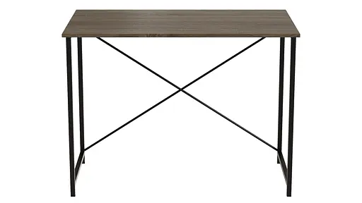 Стол письменный Line Лайт Ferrum-decor 750x1000x600 Черный металл ДСП Дуб Сонома Трюфель 16 мм (FRD-104847) - фото 7