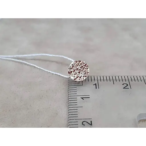 Золотые серьги-пуссеты Favoritum с алмазной гранью. 210078 - фото 4