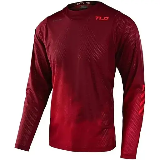 Велоджерси Troy Lee Designs Skyline Air LS Jersey Fades Berry Wine S (1106-345606012)