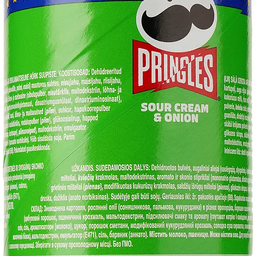 Уценка. Чипсы Pringles Сметана и лук 165 г (423906) - фото 2