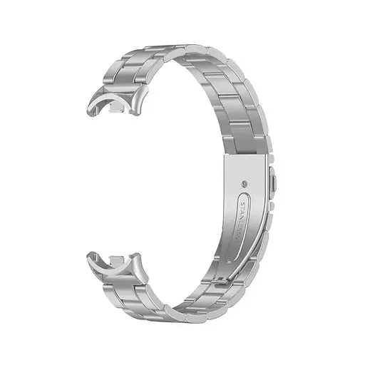 Комплект ремінці Tamister для фітнес-браслета Xiaomi Mi Band 8 та 9 Bead design - Milanese design Silver - фото 4