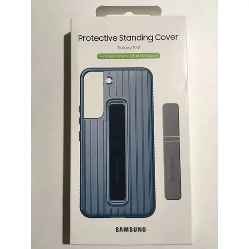 Оригінальний чохол Samsung для Galaxy S22 (6.1") Protective Rugged Standing Cover Navy (EF-RS901CNEGRU) - фото 2