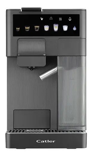 CATLER Кофеварка Catler капсульная Renzo 1,6 л, капсулы, молотый кофе, сенсорное управление, автоматический капучино-машина, серый - фото 3