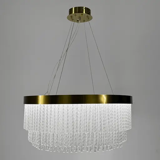 Изысканная подвесная LED люстра в латунном корпусе Ø 60 см Ст. M 221-600 | Line F - фото 6