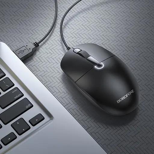 Миша Borofone BG17 чорний - фото 6