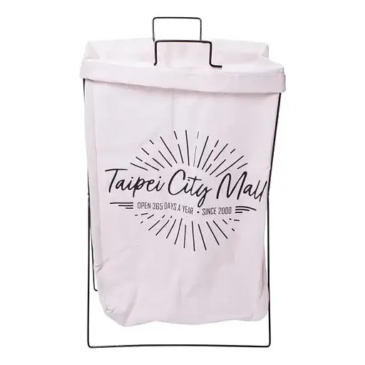 Кошик для білизни Yiwu HP-41-10 з металевим каркасом 36х28х58 см - фото 1