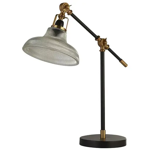 Настільна лампа X BERWICK латунна чорна