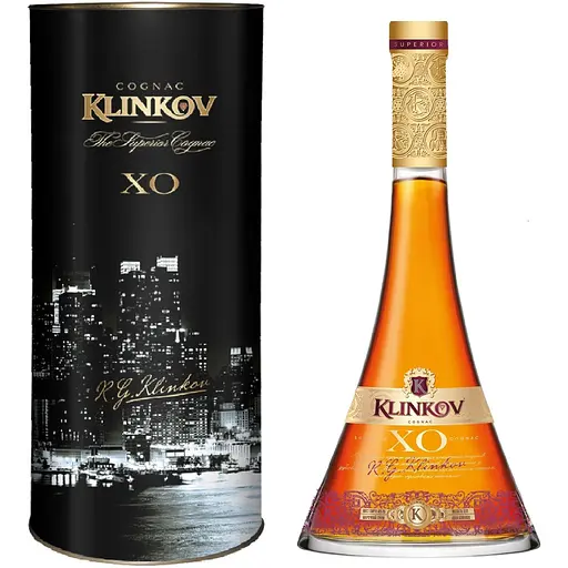 Бренді Klinkov XO 40% 0.5 л в тубусі