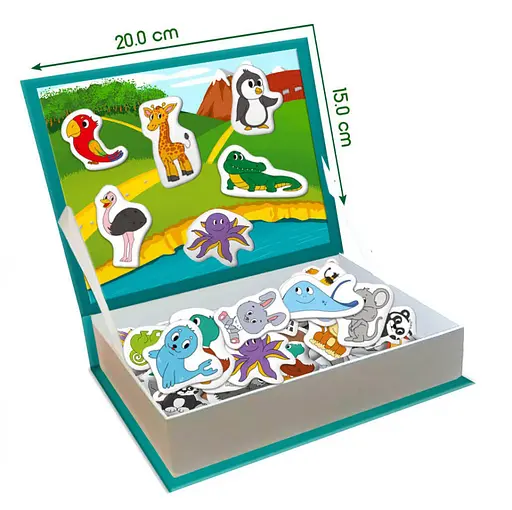 Дитячий набір магнітів Магнітна історія Тварини ML4032-01 EN - фото 3