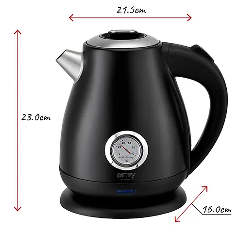 Чайник электрический 1.7л с градусником Camry CR 1344 black - фото 5