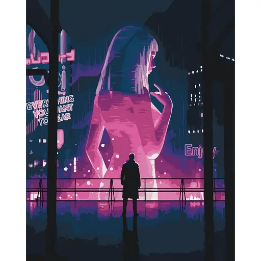 Картина по номерам "Голографическая Джой" 16171-AC 40х50 см