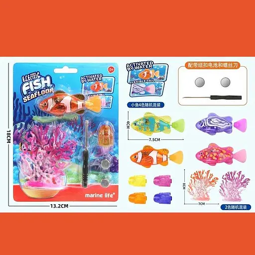 Роборыбка на листе, CY02 (в ассортименте) - фото 5