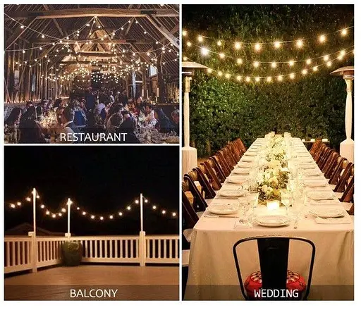 Уличная светодиодная гирлянда Sun Lamp Solar 7 метров 50 LED на солнечной батарее "Молочные шары" - фото 3