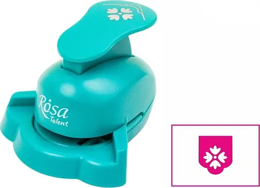 Кутовий діркопробивач Візерунок №8 2,5см Rosa Talent - фото 1