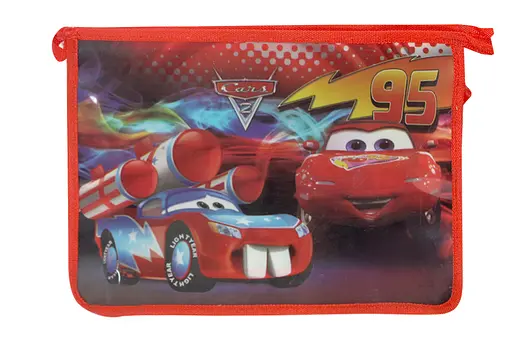 Тека на блискавці, А4, пластикові фасади, 360 мкм, нейлонові боки, 23x33 см