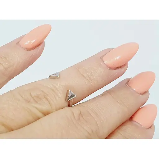 Серебряное незамкнутое кольцо Aurora. 81640 13,5 - фото 2