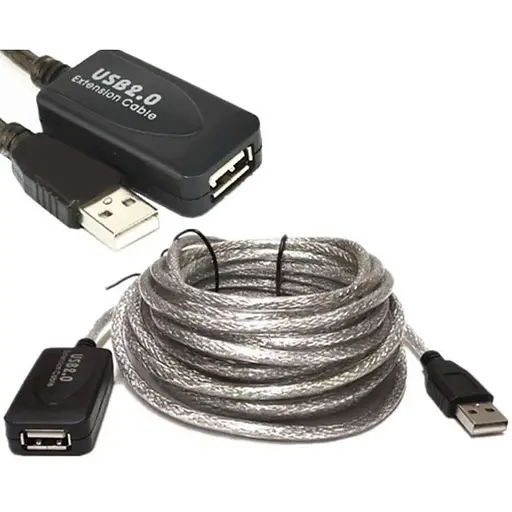 Кабель-удлинитель USB 2.0 AM-AF,15.0 м активный OEM - фото 1