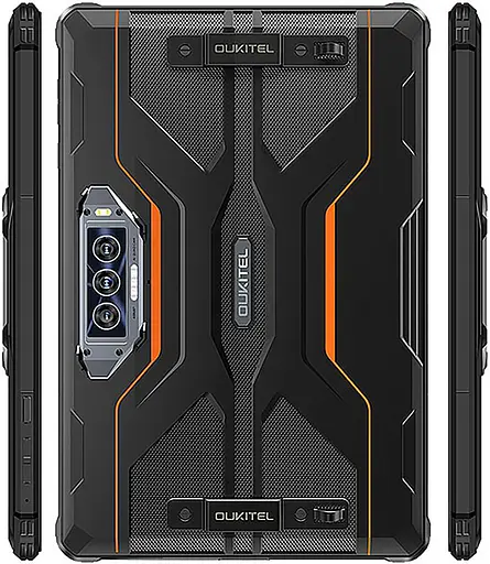 Планшет Oukitel RT8 11` FHD+ 6GB/256GB / G99 / 20000mAh / 48+32Мп / IP69K / LTE Orange with hand - фото 4