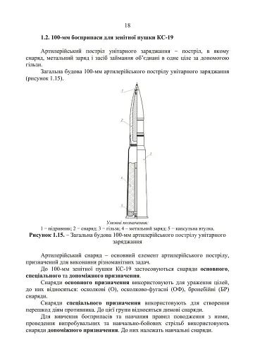 100-мм зенітна пушка КС-19. Методичний посібник - фото 17