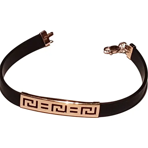 Золотой браслет Tango с каучуком. 910035 23