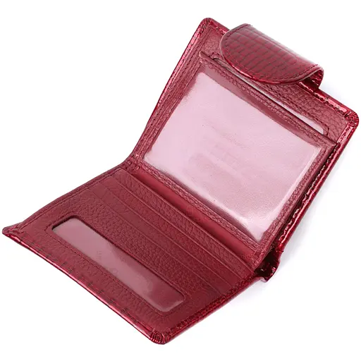 Кожаный женский кошелек ST Leather 10х11.5х1 см acs0029401 - фото 8