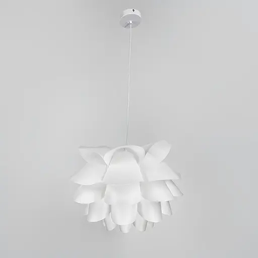 Підвісний світильник у формі білої квітки Ø 45 см | Line F | Арт. SG26-450 - фото 5