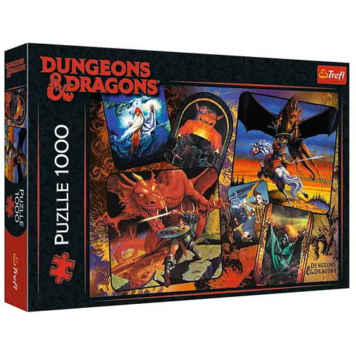 Пазл Trefl Початок ери драконів Підземелля та дракони 1000 ел. (10739) - фото 1