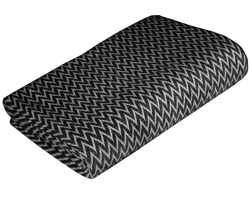 Плед бавовняний Антоніо Валенсія Vladi 140х200 темно-сірий-білий - фото 1