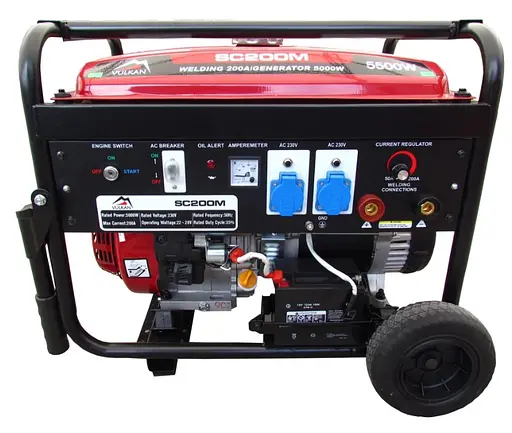 Генератор зварювальний 5 кВт Vulkan SC200M-2 5 кВт бензиновий (SC200М-ІІ) - фото 1