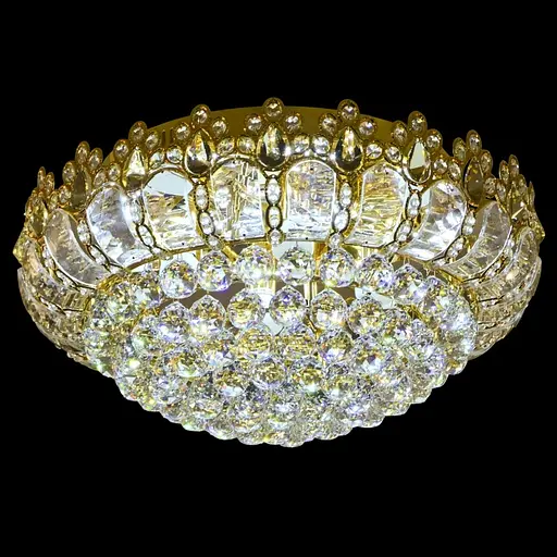 Люстра Brille торт стельова з підсвічуванням LED E14 40W G (BCL-388S/8) - фото 3