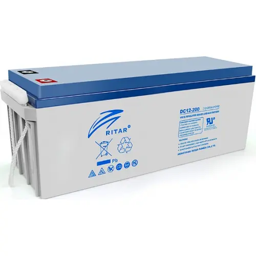 Акумулятор Ritar AGM DC12-200, Gray Case, (12V 200Ah)
